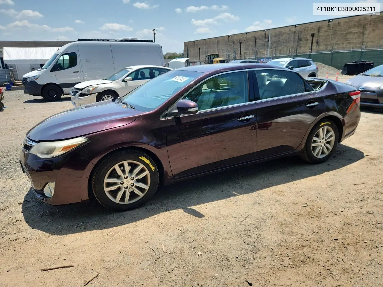 2013 Toyota Avalon Base VIN: 4T1BK1EB8DU025211 Lot: 62027495