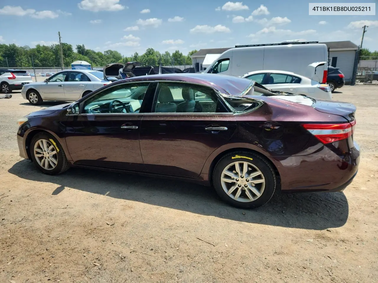 2013 Toyota Avalon Base VIN: 4T1BK1EB8DU025211 Lot: 62027495