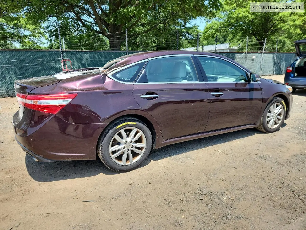 2013 Toyota Avalon Base VIN: 4T1BK1EB8DU025211 Lot: 62027495