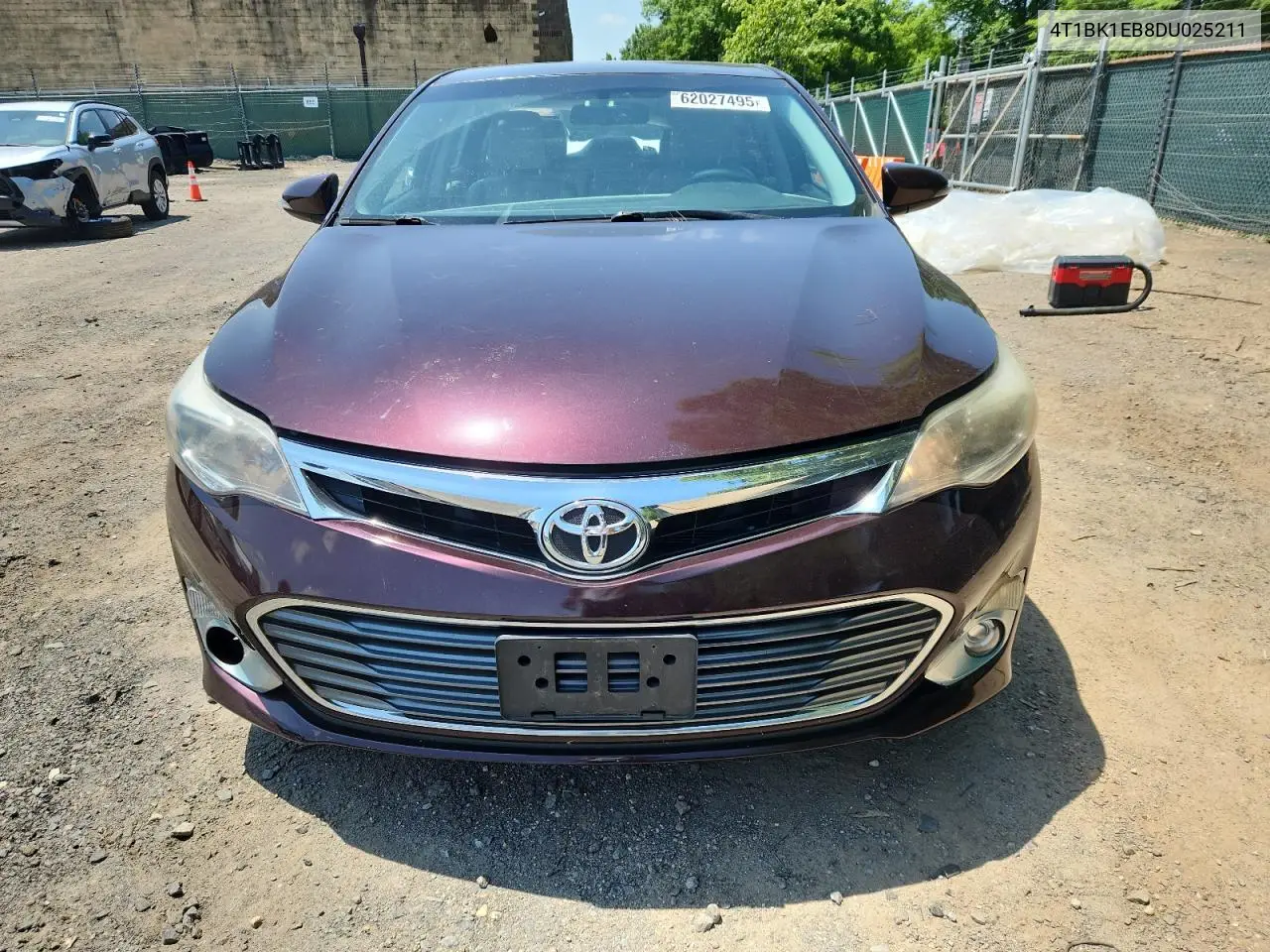 2013 Toyota Avalon Base VIN: 4T1BK1EB8DU025211 Lot: 62027495