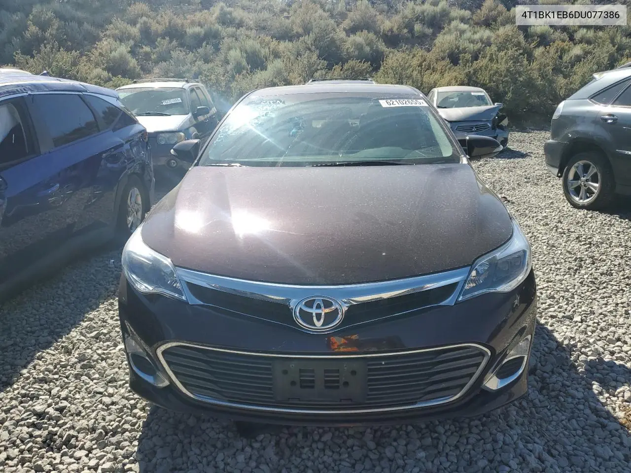 2013 Toyota Avalon Base VIN: 4T1BK1EB6DU077386 Lot: 62102655