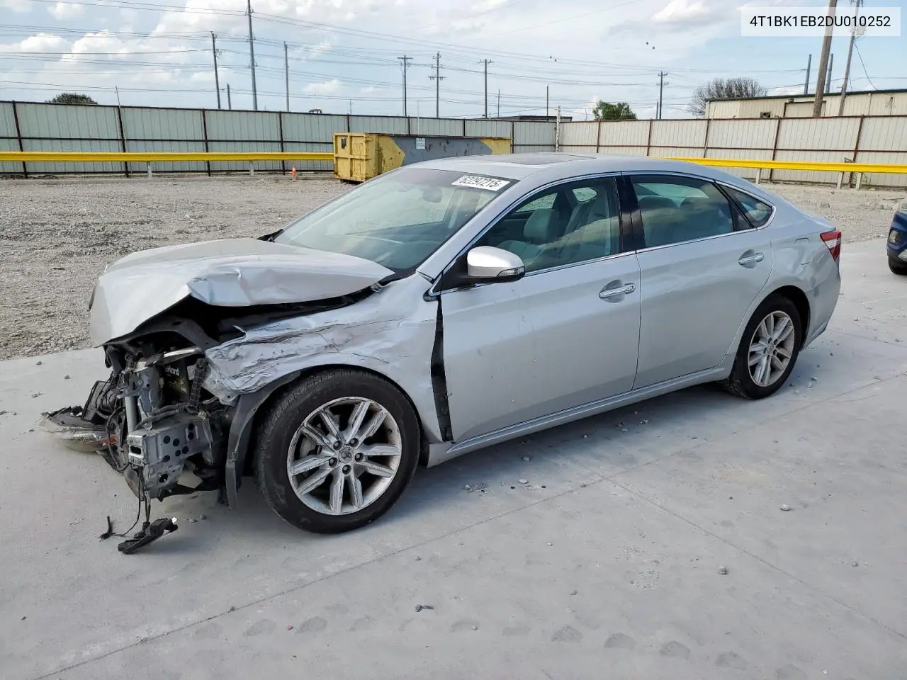 2013 Toyota Avalon Base VIN: 4T1BK1EB2DU010252 Lot: 62297215