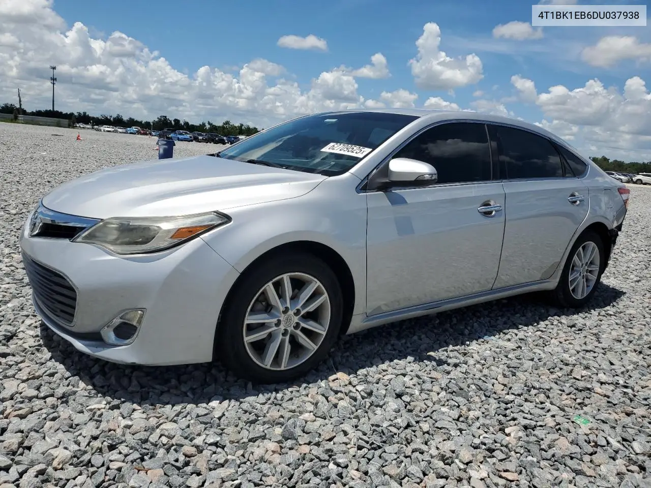 2013 Toyota Avalon Base VIN: 4T1BK1EB6DU037938 Lot: 62709525