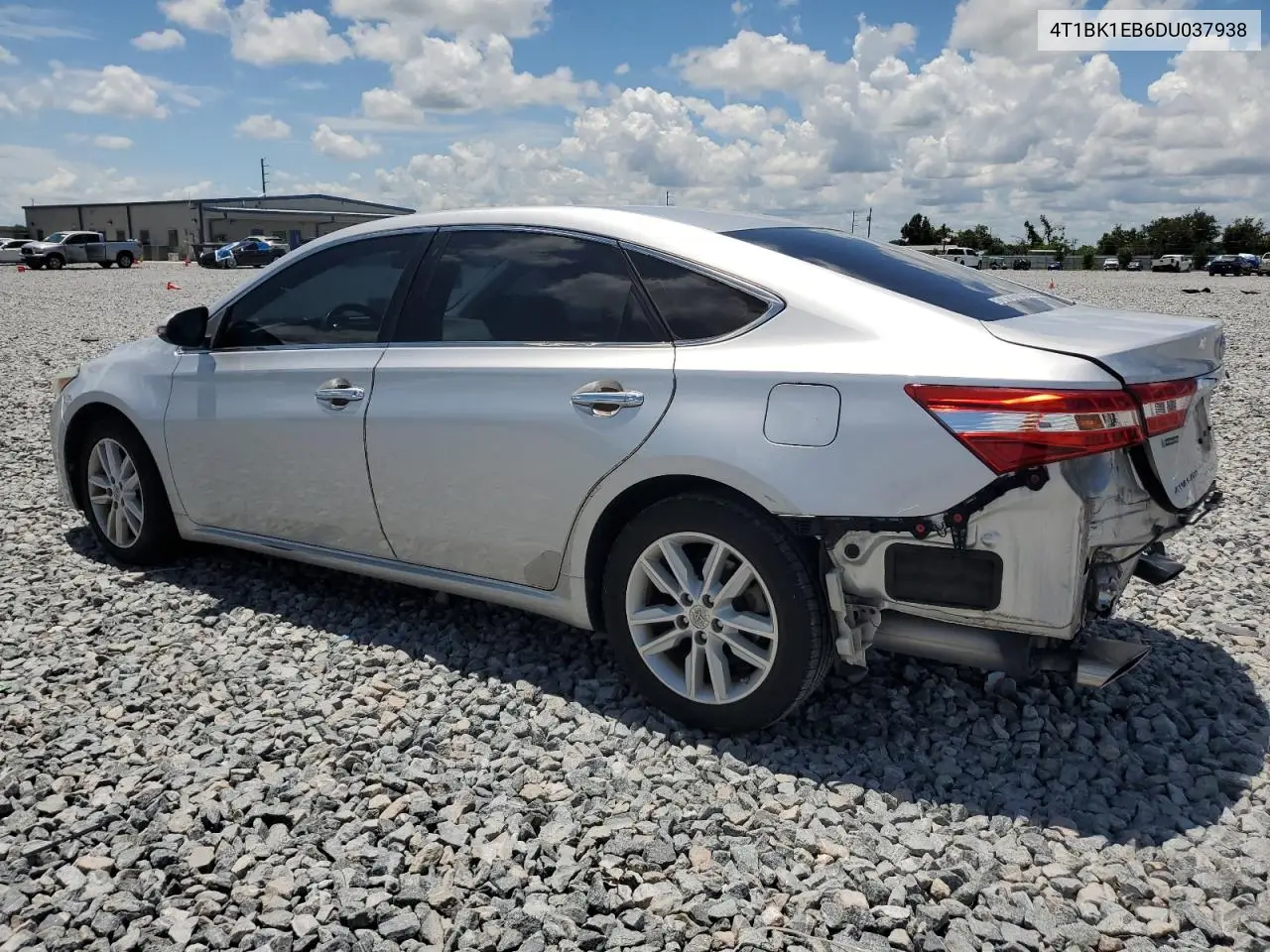 2013 Toyota Avalon Base VIN: 4T1BK1EB6DU037938 Lot: 62709525