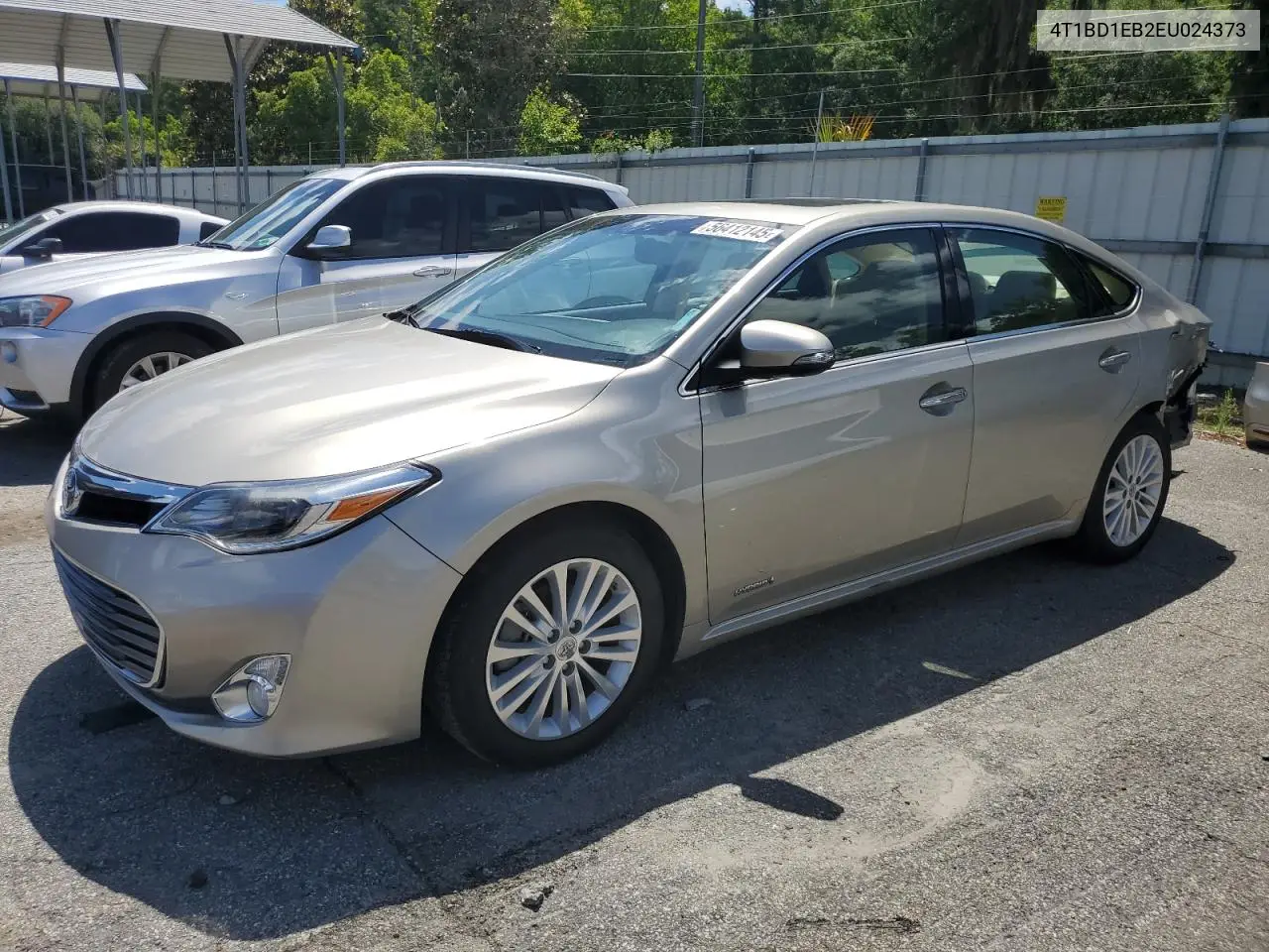 2014 Toyota Avalon Hybrid VIN: 4T1BD1EB2EU024373 Lot: 56412145