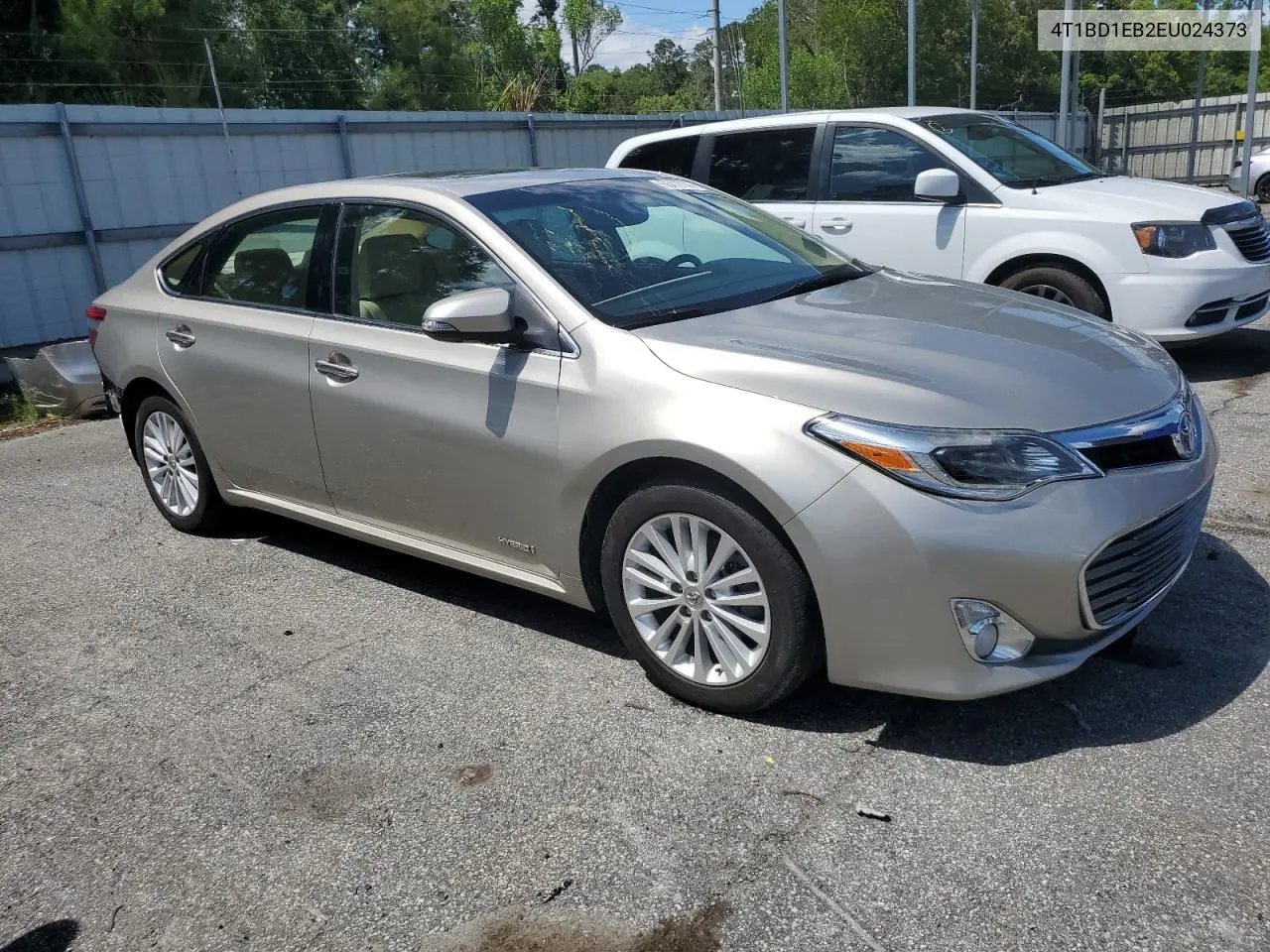 2014 Toyota Avalon Hybrid VIN: 4T1BD1EB2EU024373 Lot: 56412145
