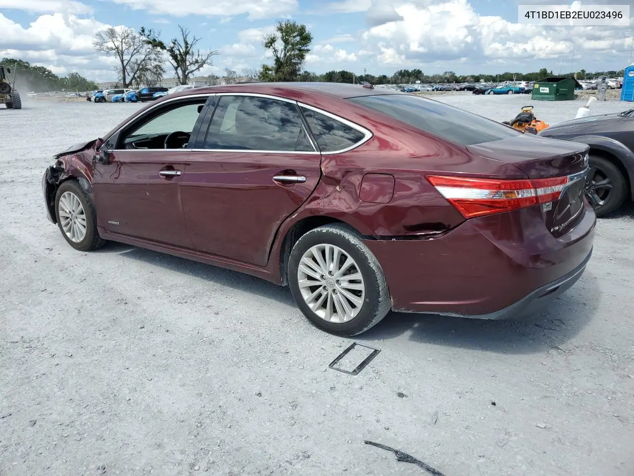 2014 Toyota Avalon Hybrid VIN: 4T1BD1EB2EU023496 Lot: 57023095