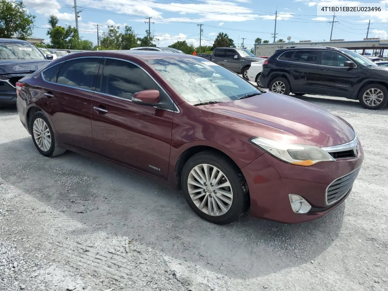 2014 Toyota Avalon Hybrid VIN: 4T1BD1EB2EU023496 Lot: 57023095