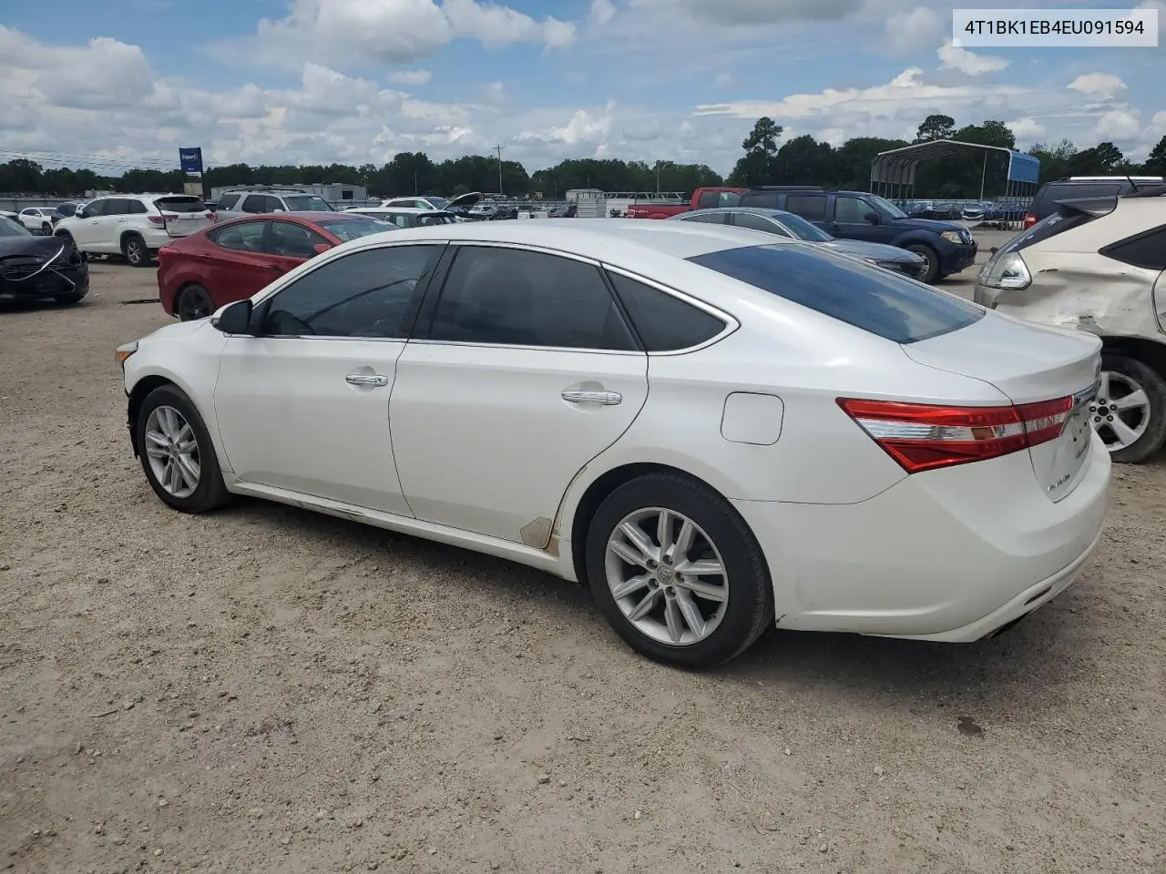 2014 Toyota Avalon Base VIN: 4T1BK1EB4EU091594 Lot: 62772995