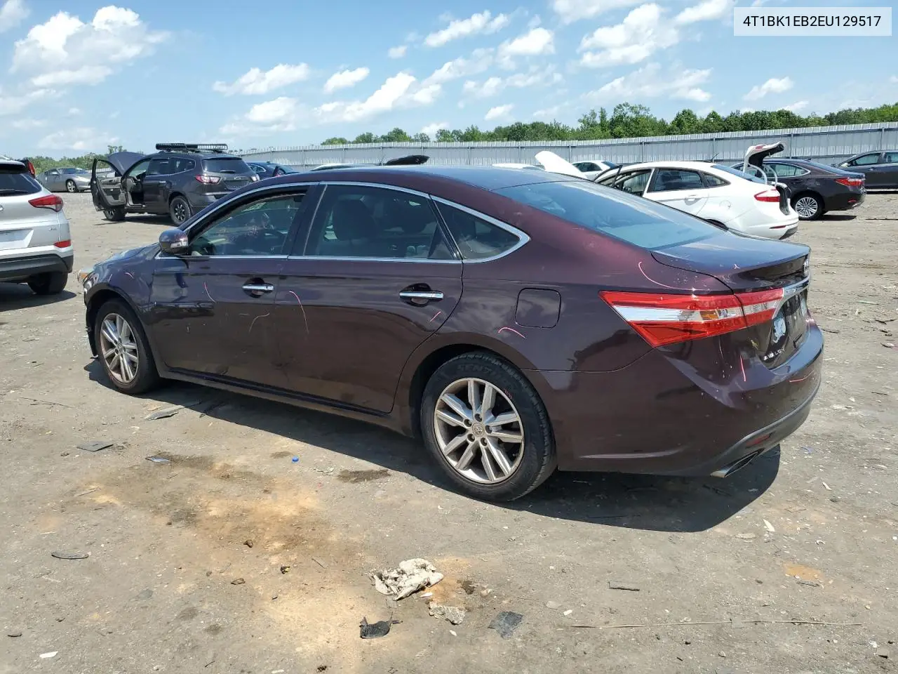2014 Toyota Avalon Base VIN: 4T1BK1EB2EU129517 Lot: 64351655