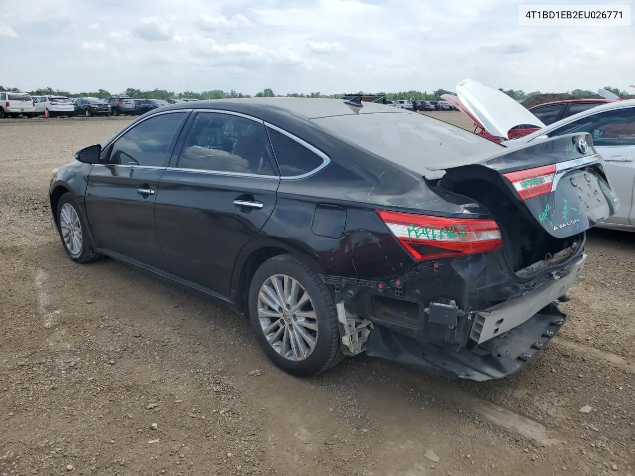 2014 Toyota Avalon Hybrid VIN: 4T1BD1EB2EU026771 Lot: 64476685