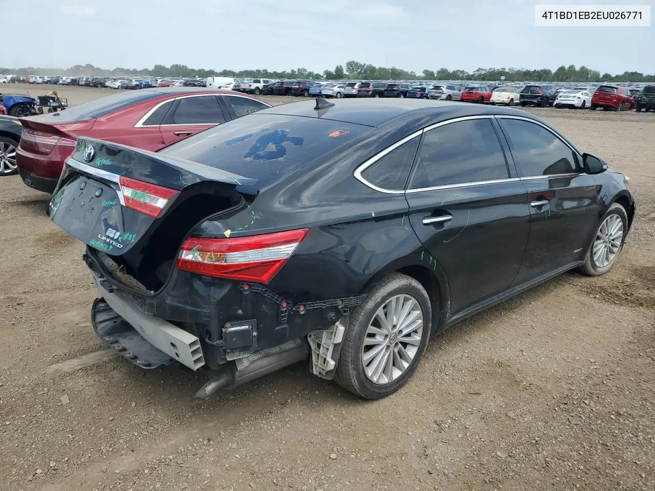 2014 Toyota Avalon Hybrid VIN: 4T1BD1EB2EU026771 Lot: 64476685