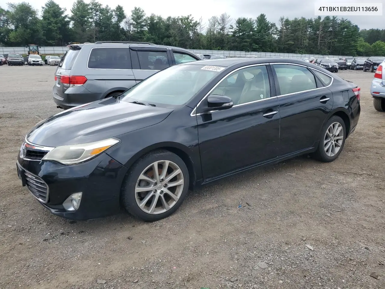 2014 Toyota Avalon Base VIN: 4T1BK1EB2EU113656 Lot: 65001305