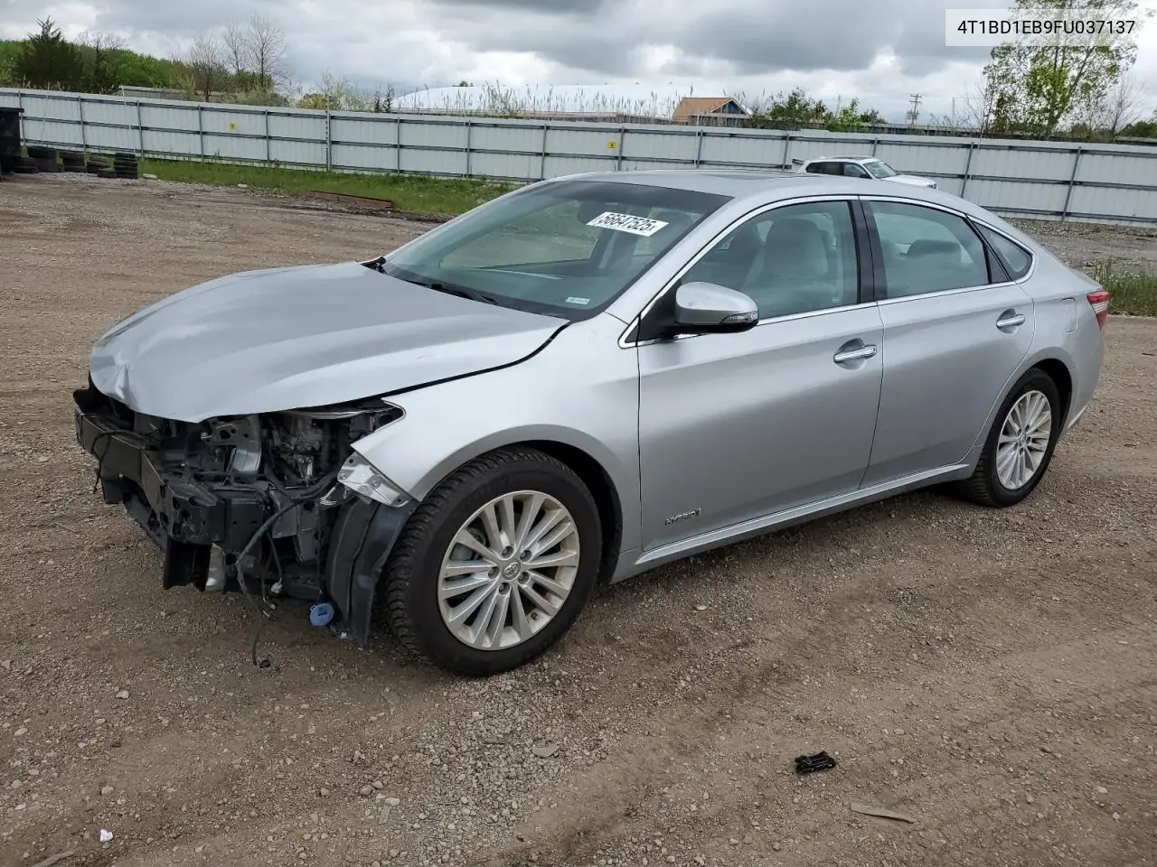 2015 Toyota Avalon Hybrid VIN: 4T1BD1EB9FU037137 Lot: 56647525