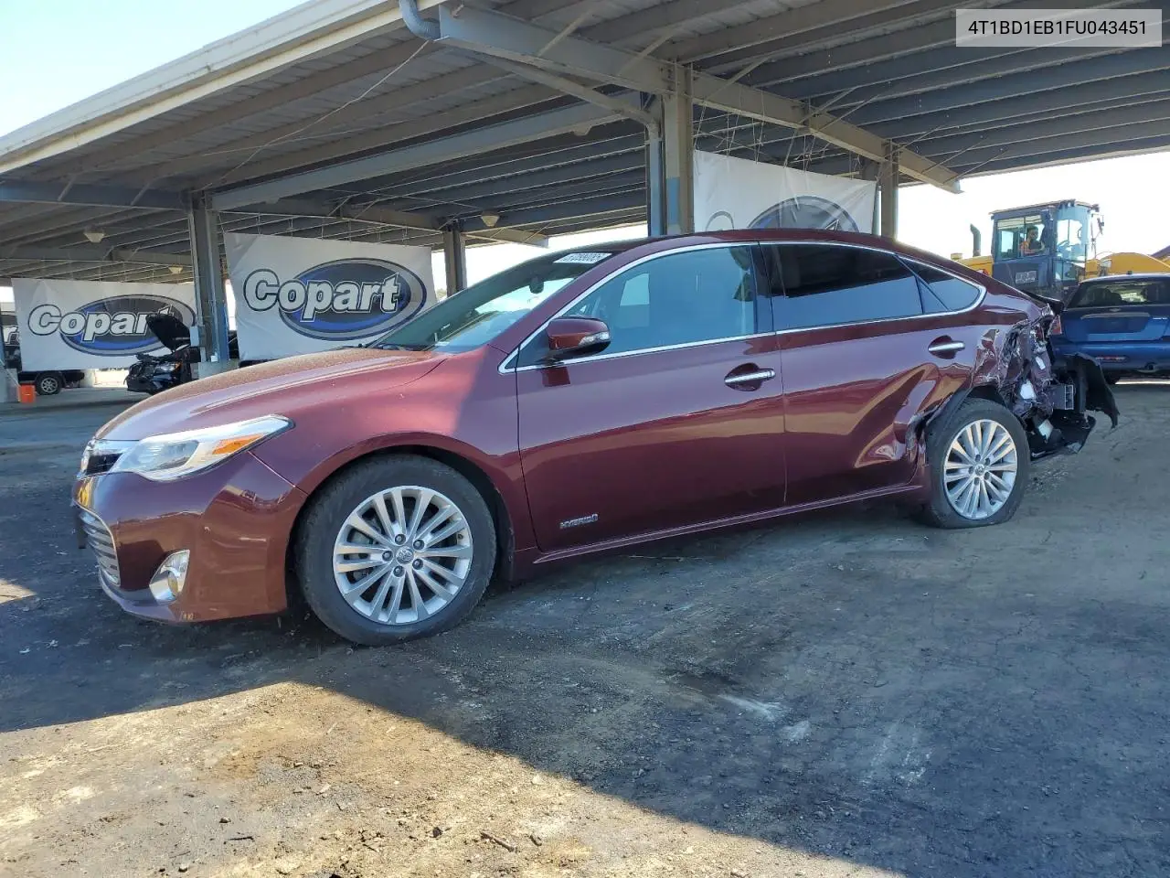 2015 Toyota Avalon Hybrid VIN: 4T1BD1EB1FU043451 Lot: 57099085