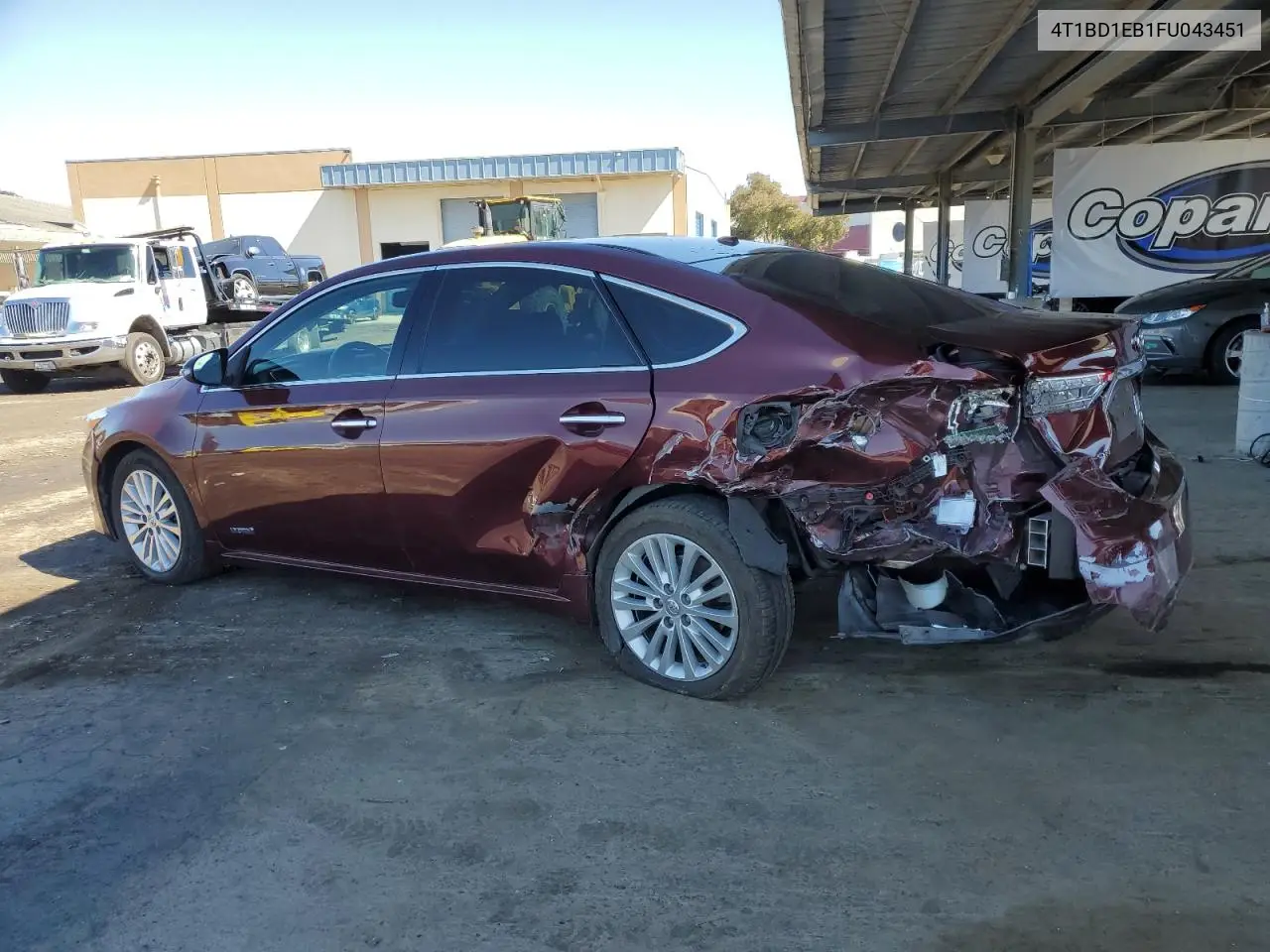 2015 Toyota Avalon Hybrid VIN: 4T1BD1EB1FU043451 Lot: 57099085