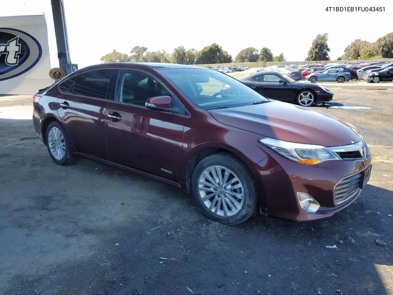 2015 Toyota Avalon Hybrid VIN: 4T1BD1EB1FU043451 Lot: 57099085