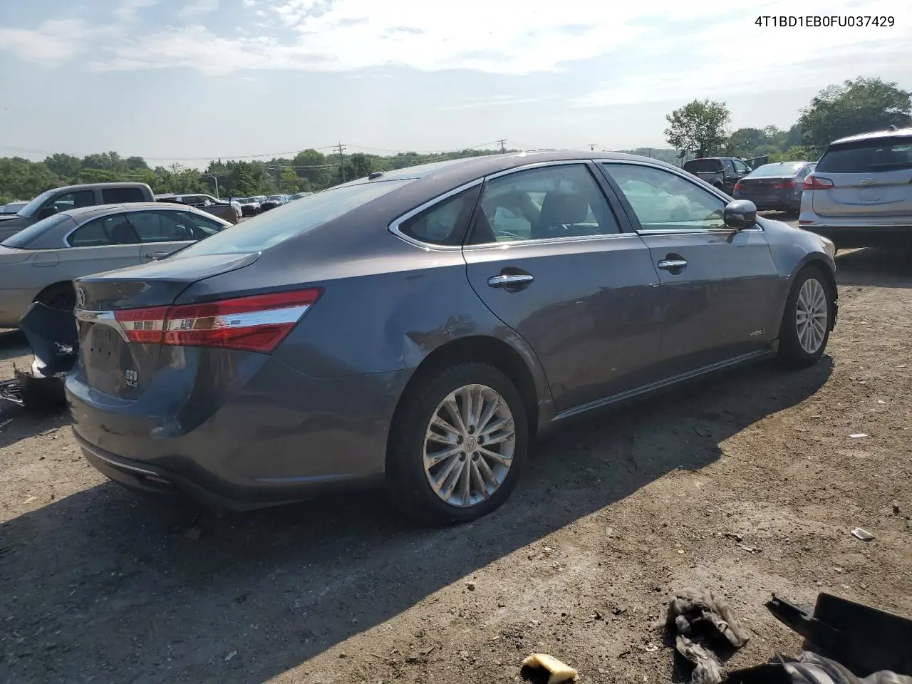 2015 Toyota Avalon Hybrid VIN: 4T1BD1EB0FU037429 Lot: 63572525