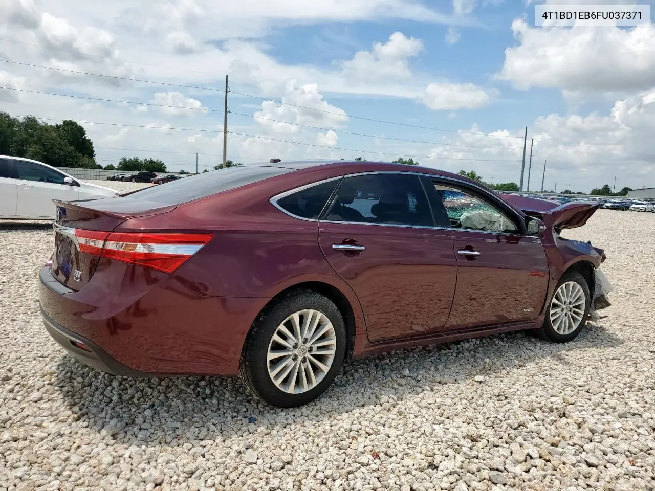 2015 Toyota Avalon Hybrid VIN: 4T1BD1EB6FU037371 Lot: 64551335