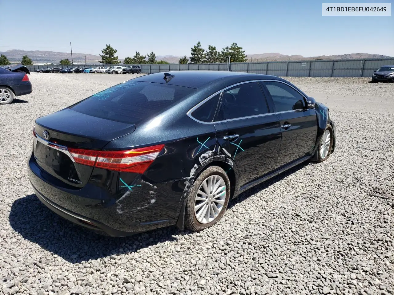 2015 Toyota Avalon Hybrid VIN: 4T1BD1EB6FU042649 Lot: 64788475