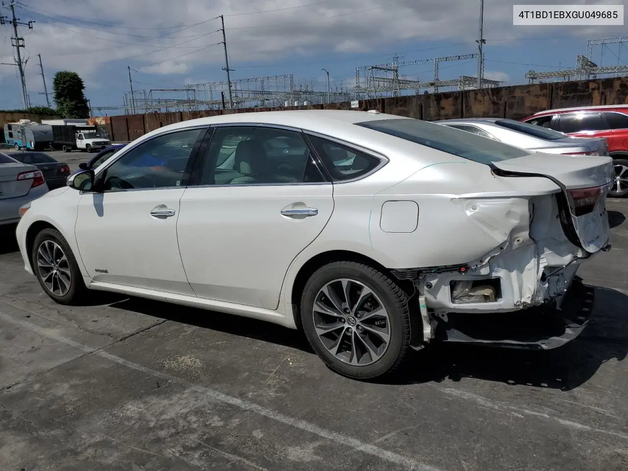 2016 Toyota Avalon Hybrid VIN: 4T1BD1EBXGU049685 Lot: 56748195