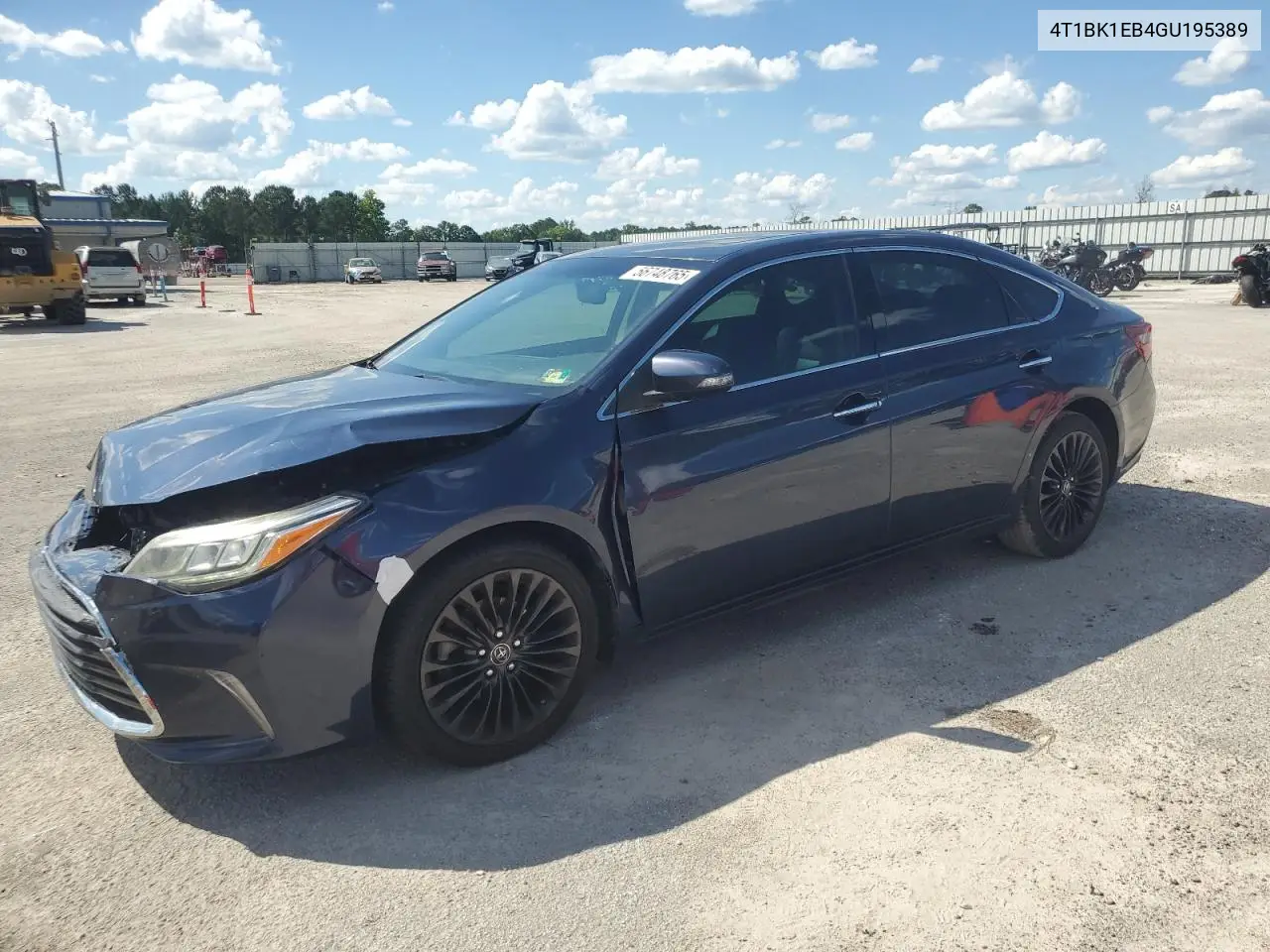 2016 Toyota Avalon Xle VIN: 4T1BK1EB4GU195389 Lot: 56748765
