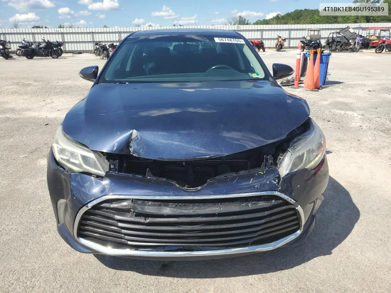 2016 Toyota Avalon Xle VIN: 4T1BK1EB4GU195389 Lot: 56748765