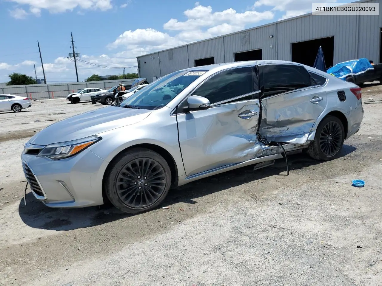 2016 Toyota Avalon Xle VIN: 4T1BK1EB0GU220093 Lot: 56770255