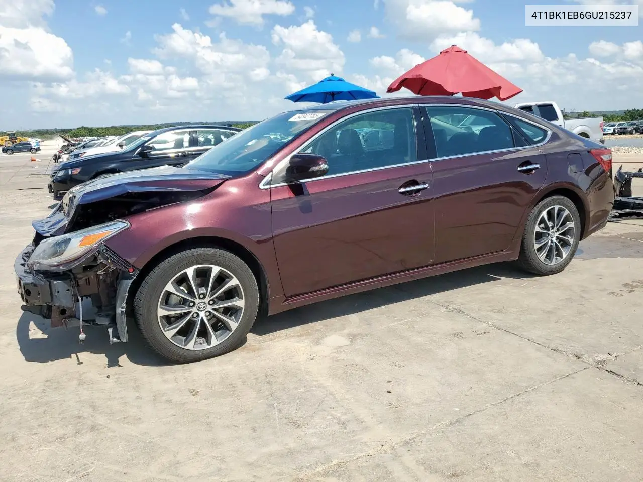 2016 Toyota Avalon Xle VIN: 4T1BK1EB6GU215237 Lot: 64842705