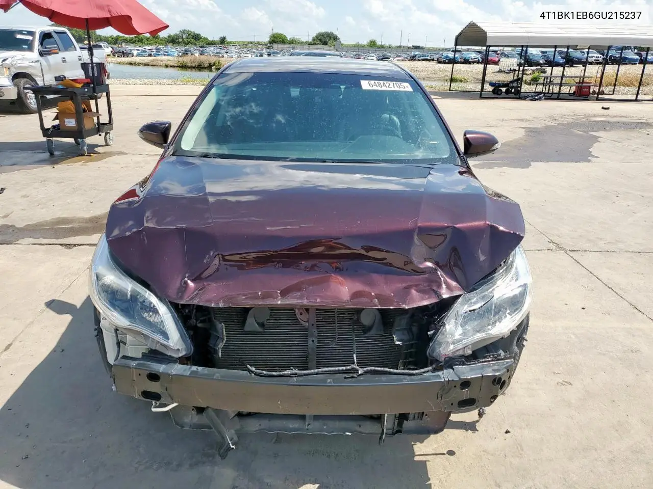 2016 Toyota Avalon Xle VIN: 4T1BK1EB6GU215237 Lot: 64842705