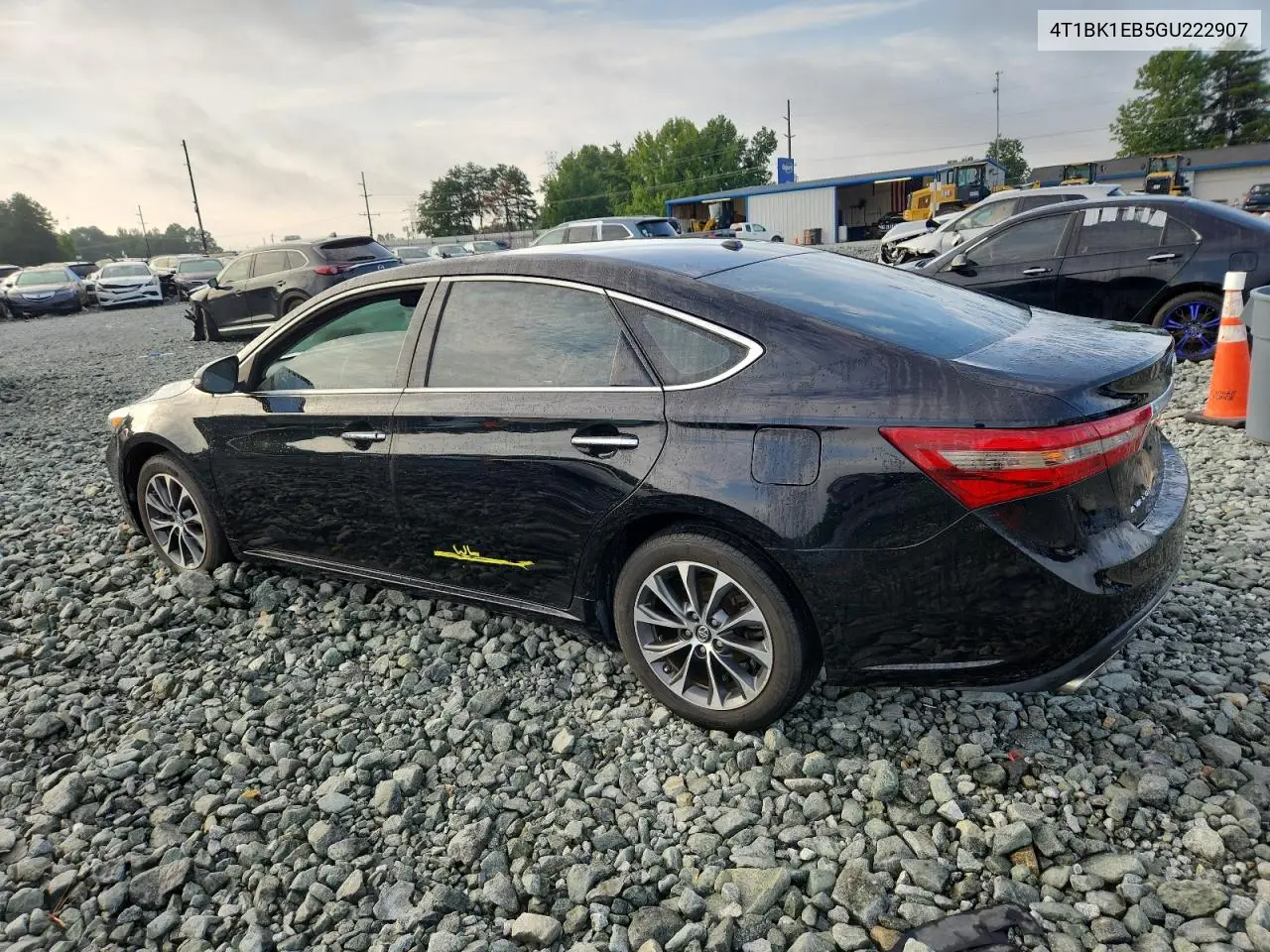 2016 Toyota Avalon Xle VIN: 4T1BK1EB5GU222907 Lot: 64931905