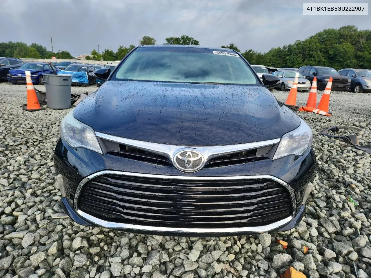2016 Toyota Avalon Xle VIN: 4T1BK1EB5GU222907 Lot: 64931905