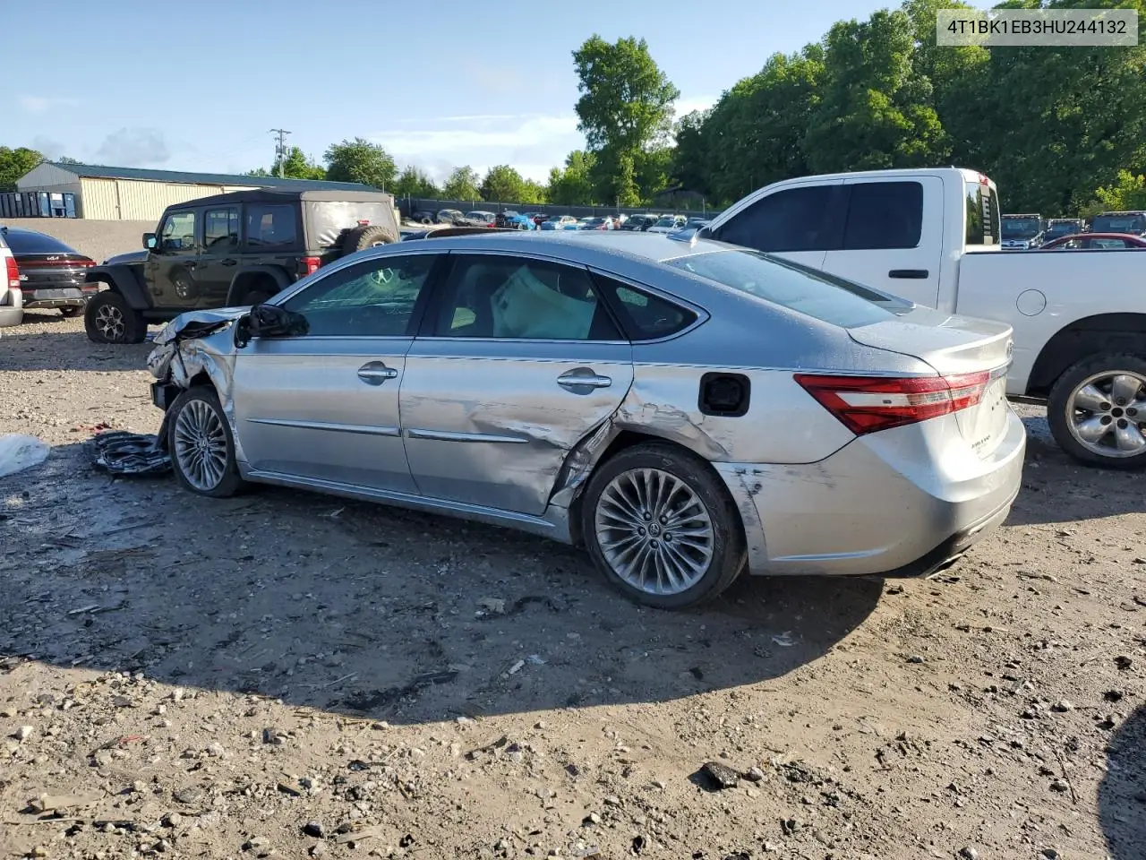 2017 Toyota Avalon Xle VIN: 4T1BK1EB3HU244132 Lot: 56591775