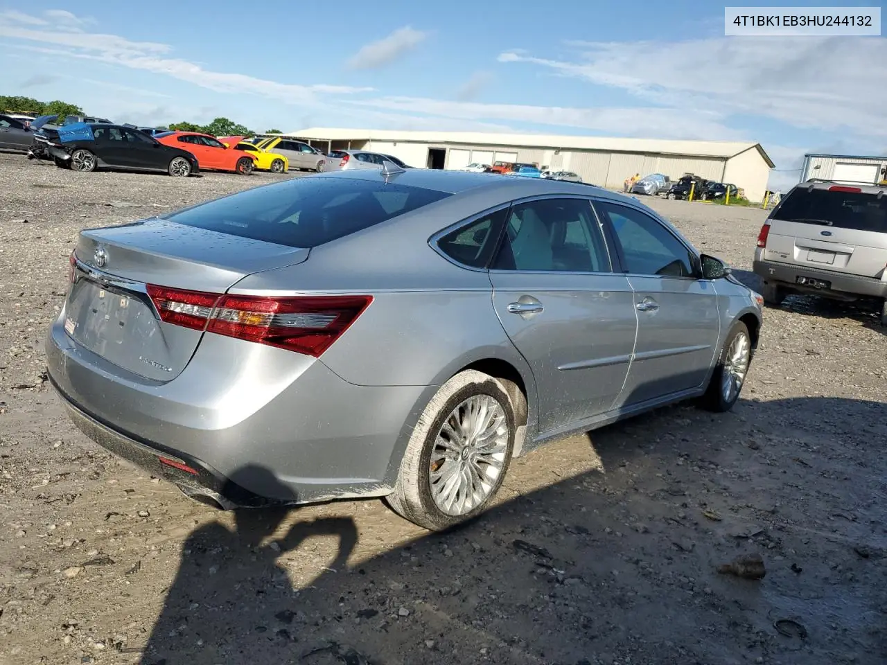 2017 Toyota Avalon Xle VIN: 4T1BK1EB3HU244132 Lot: 56591775