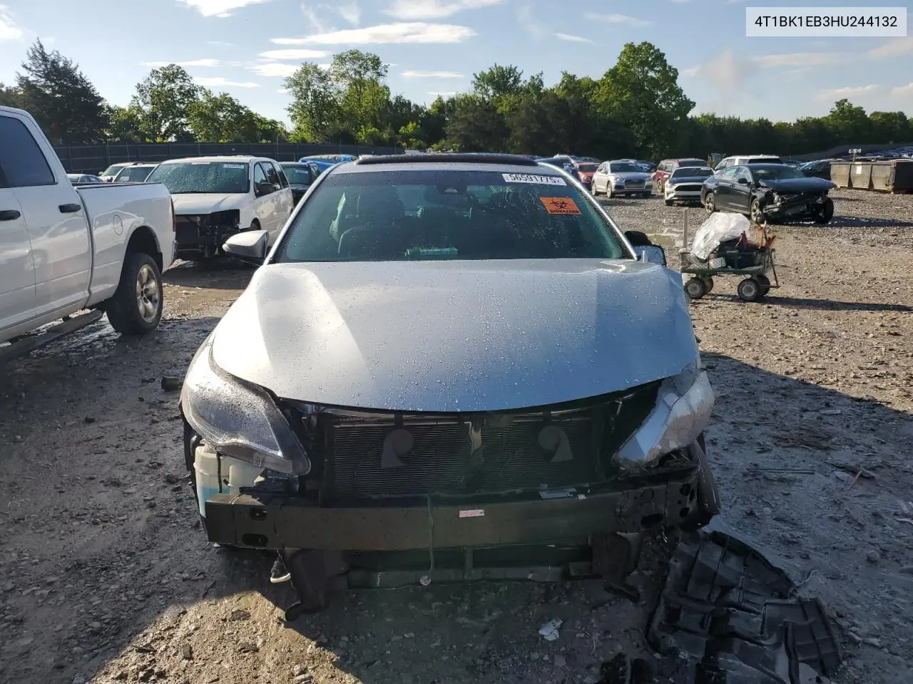 2017 Toyota Avalon Xle VIN: 4T1BK1EB3HU244132 Lot: 56591775