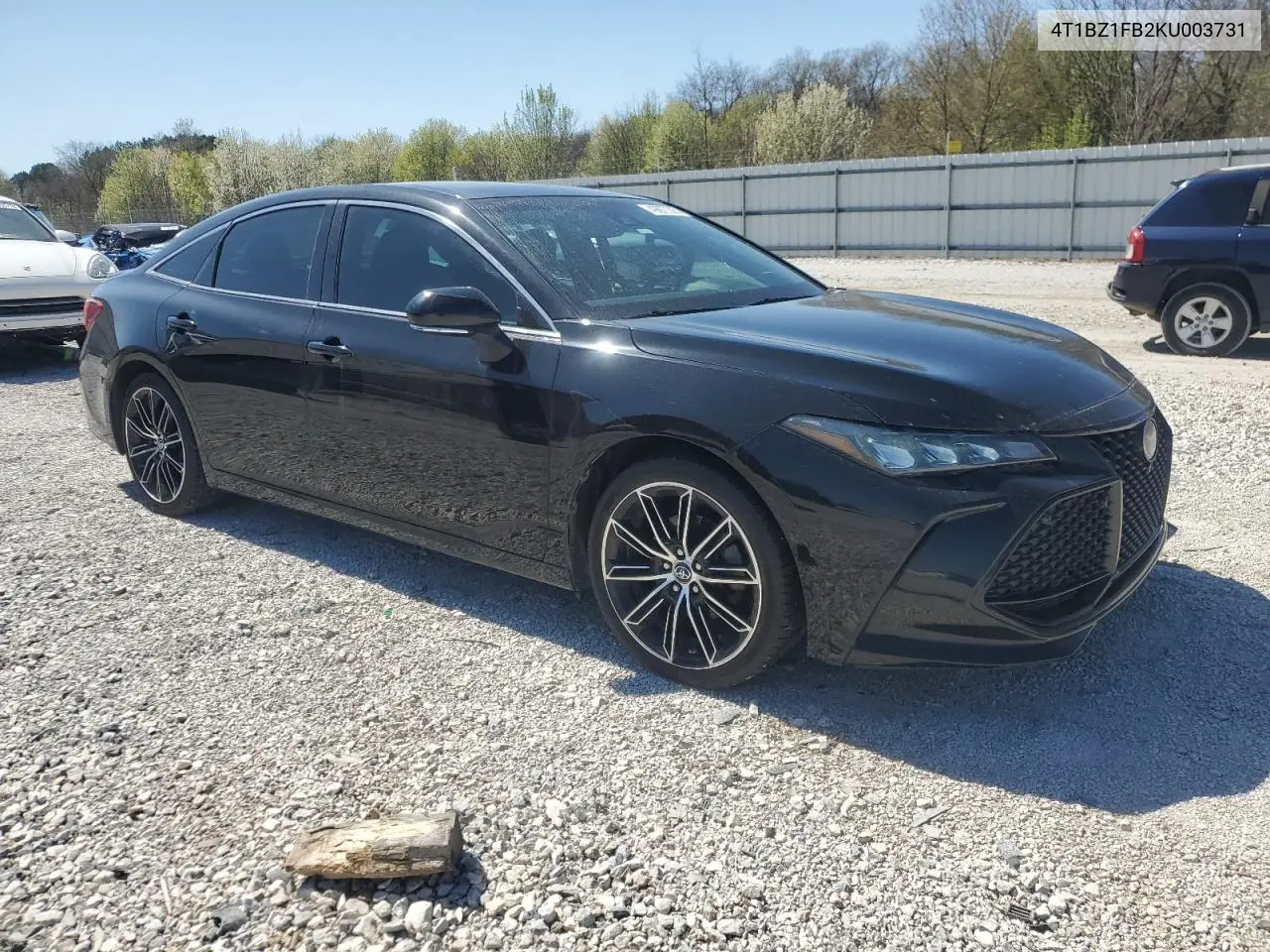 2019 Toyota Avalon Xle VIN: 4T1BZ1FB2KU003731 Lot: 49877005