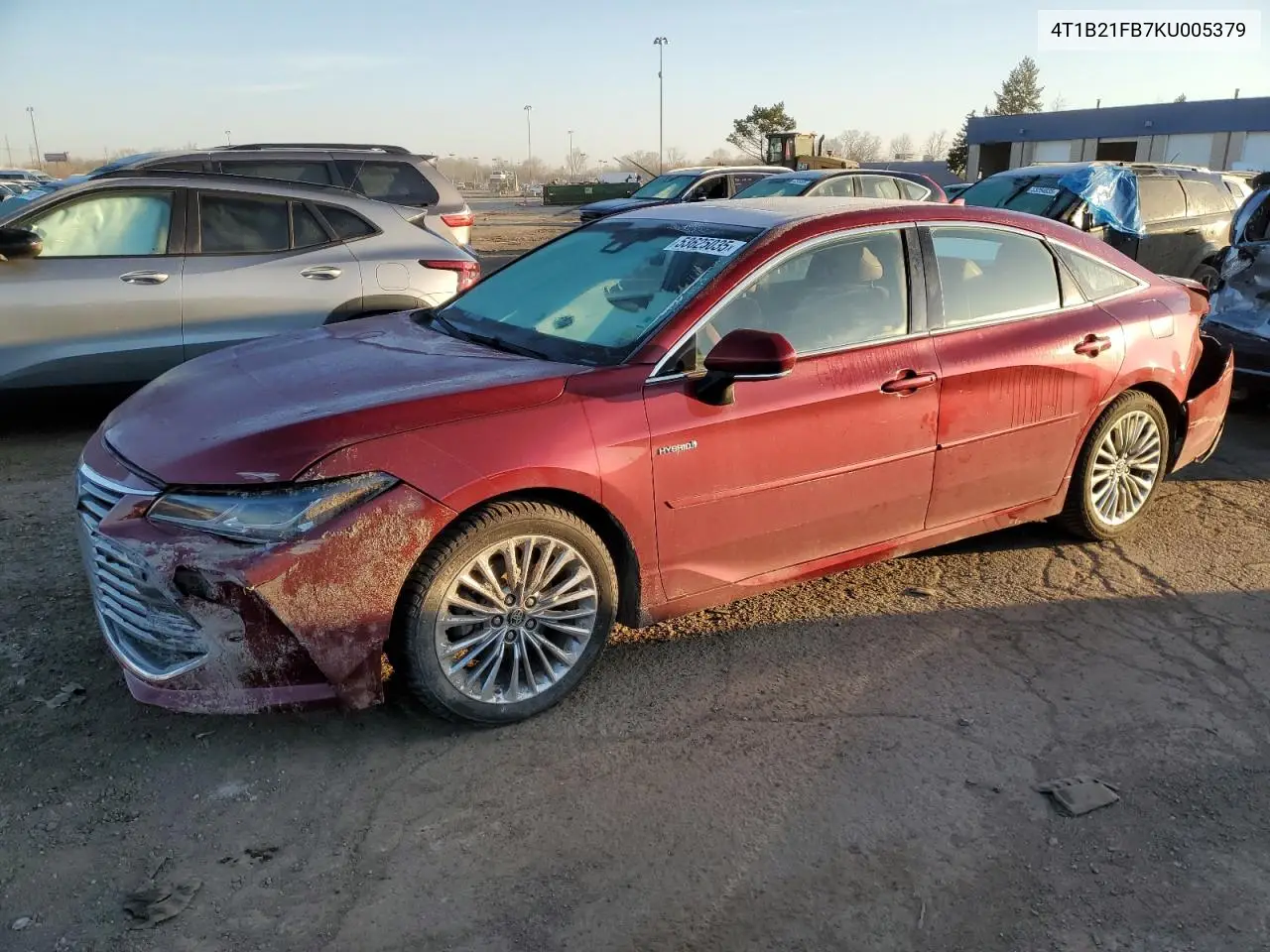 2019 Toyota Avalon Xle VIN: 4T1B21FB7KU005379 Lot: 53625035