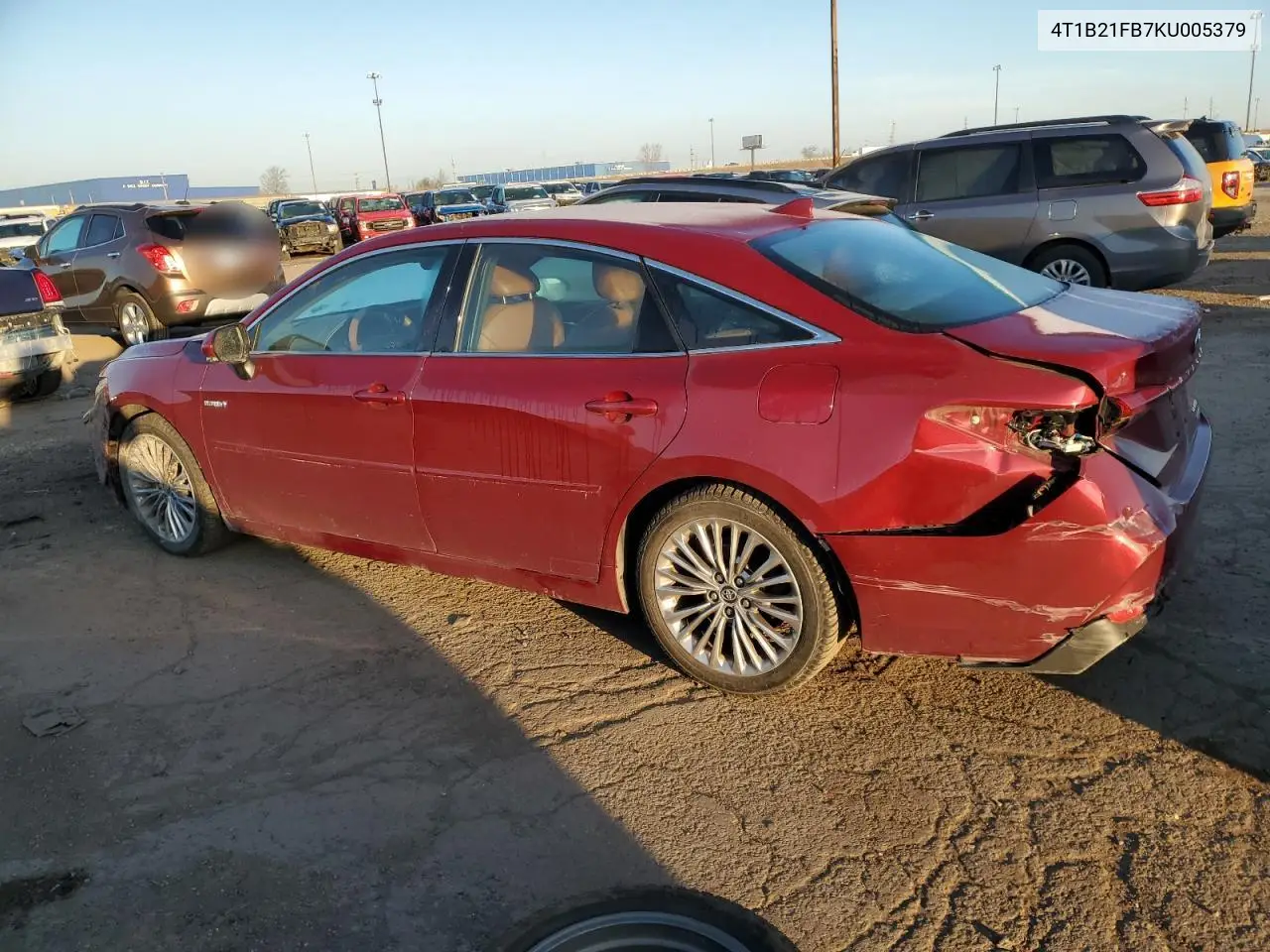 2019 Toyota Avalon Xle VIN: 4T1B21FB7KU005379 Lot: 53625035