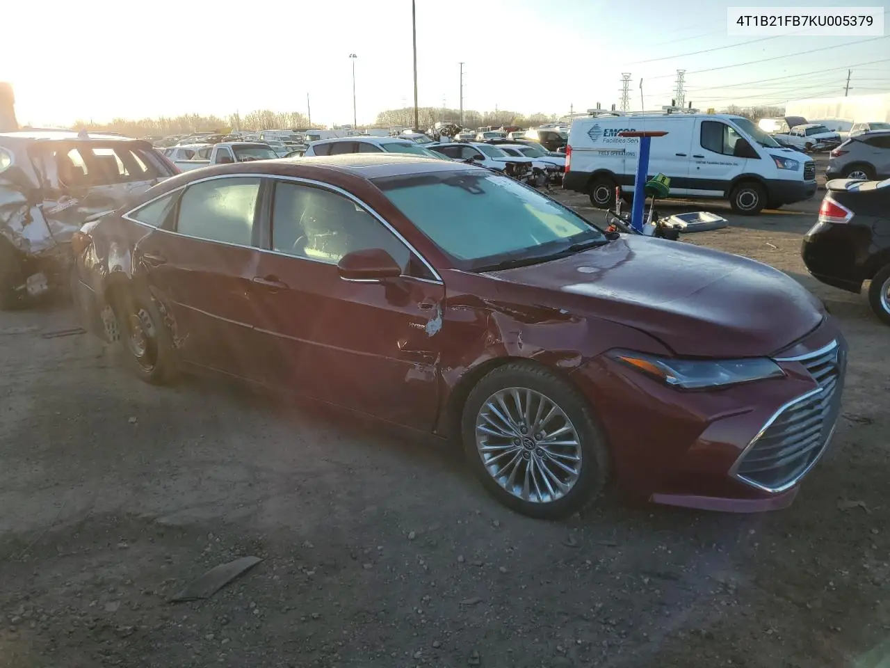2019 Toyota Avalon Xle VIN: 4T1B21FB7KU005379 Lot: 53625035