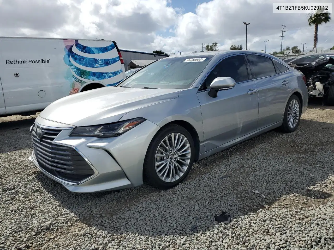 2019 Toyota Avalon Xle VIN: 4T1BZ1FB5KU029112 Lot: 56758095