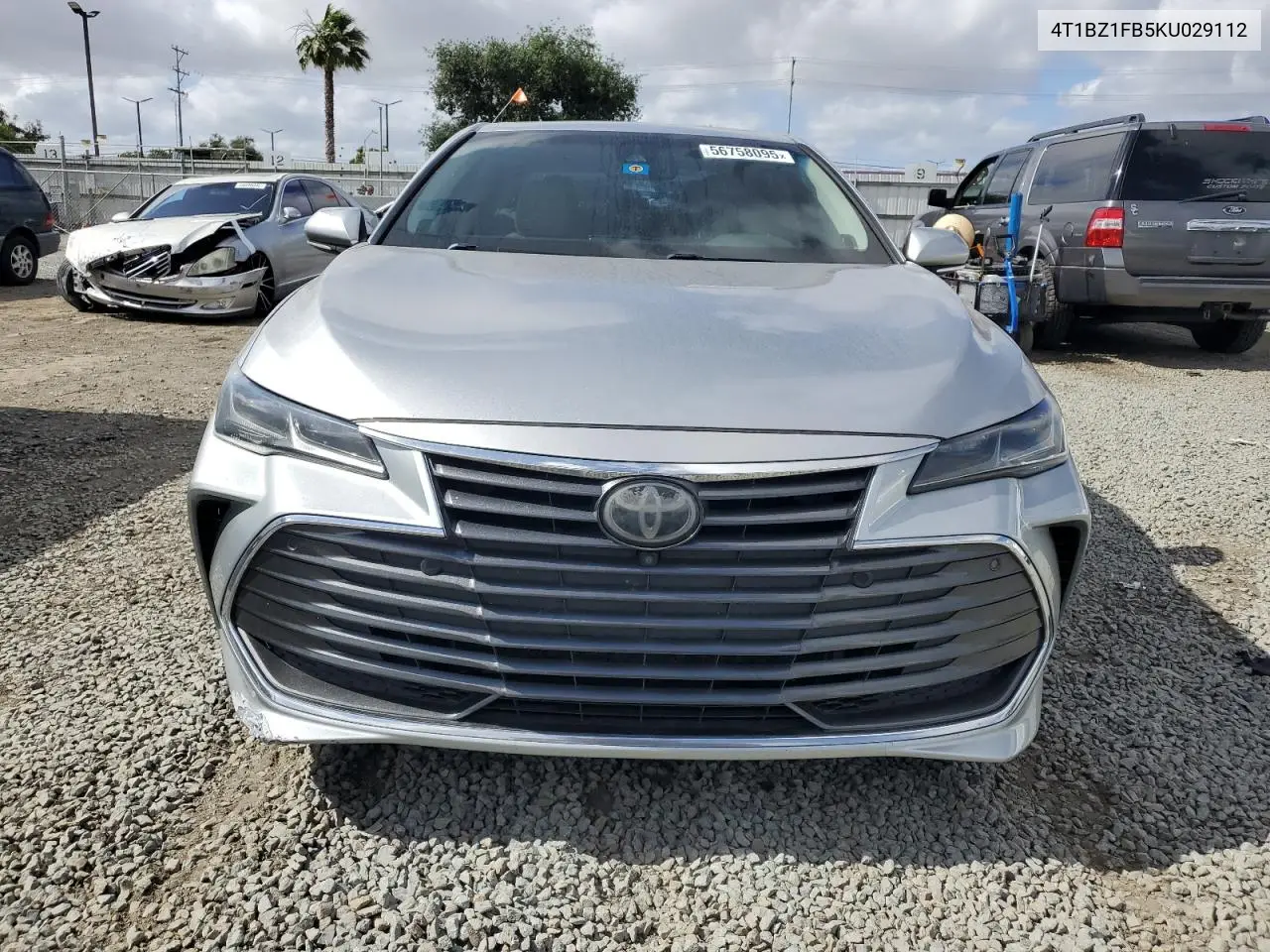 2019 Toyota Avalon Xle VIN: 4T1BZ1FB5KU029112 Lot: 56758095