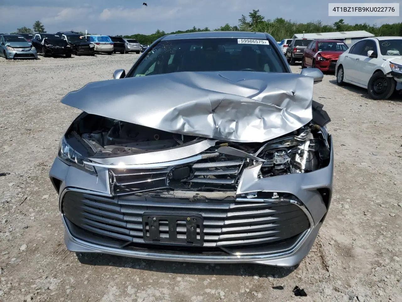 2019 Toyota Avalon Xle VIN: 4T1BZ1FB9KU022776 Lot: 59986575