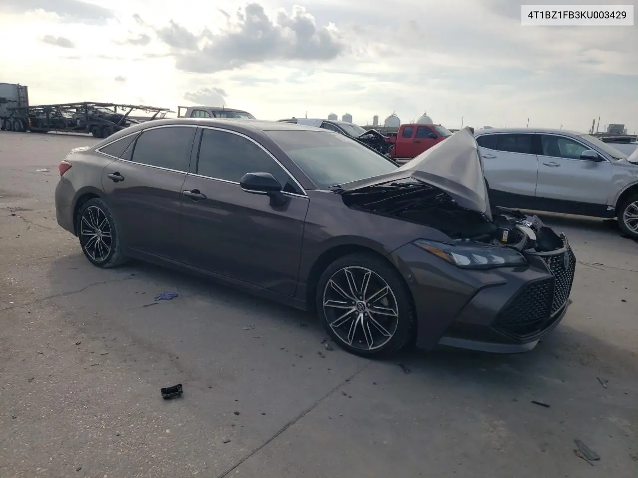 2019 Toyota Avalon Xle VIN: 4T1BZ1FB3KU003429 Lot: 60846165