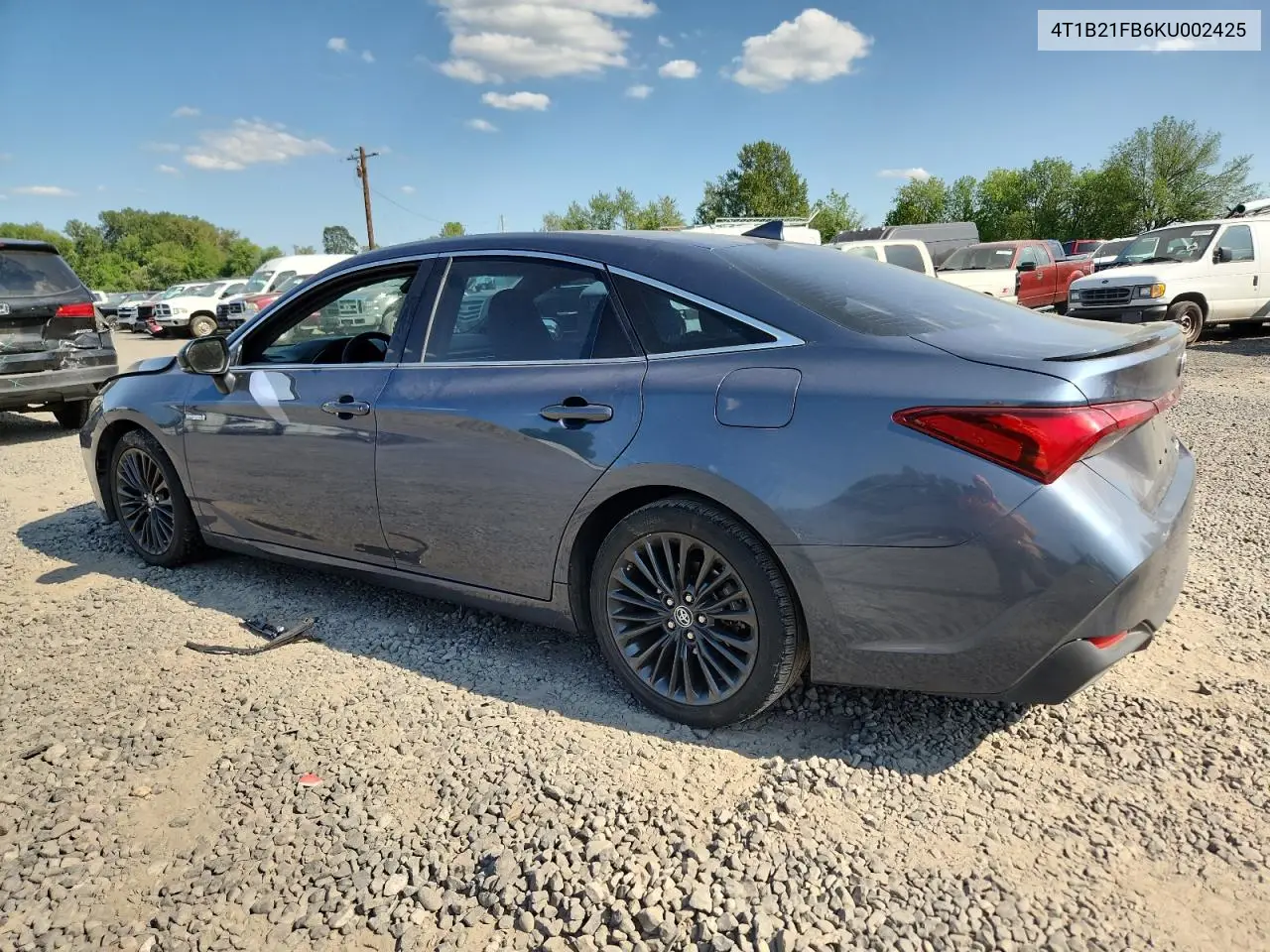 2019 Toyota Avalon Xle VIN: 4T1B21FB6KU002425 Lot: 61175715