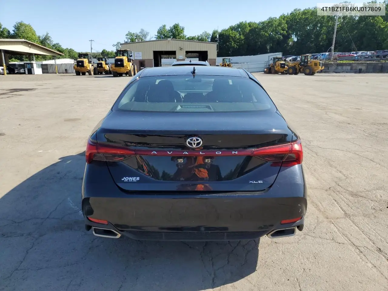 2019 Toyota Avalon Xle VIN: 4T1BZ1FB6KU017809 Lot: 61245165