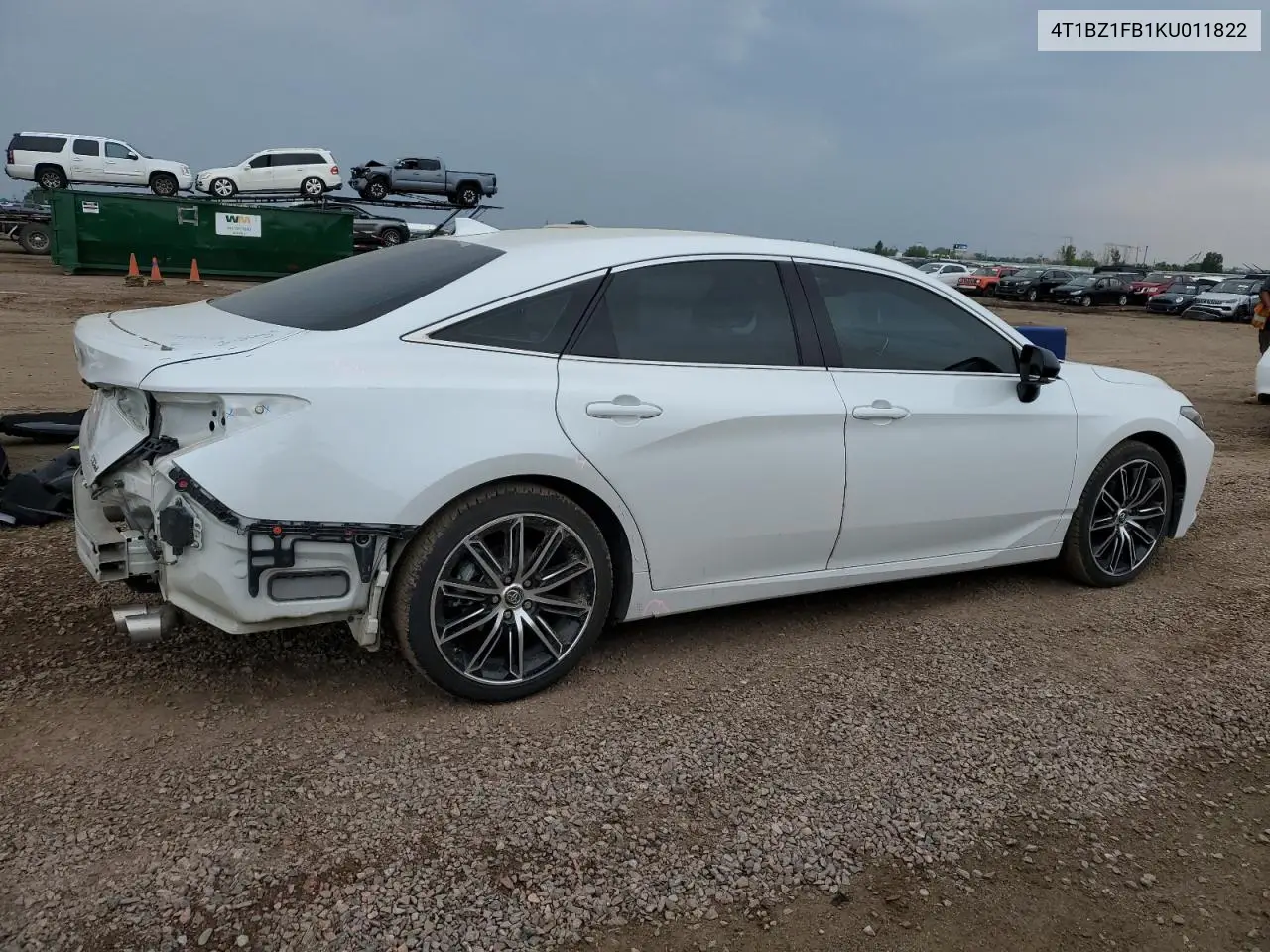 2019 Toyota Avalon Xle VIN: 4T1BZ1FB1KU011822 Lot: 61851545