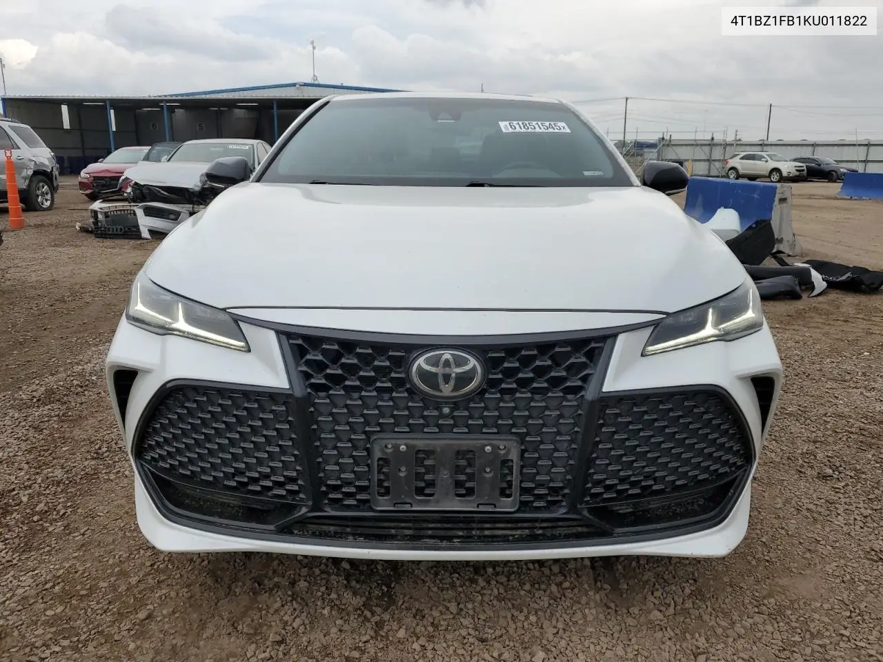 2019 Toyota Avalon Xle VIN: 4T1BZ1FB1KU011822 Lot: 61851545