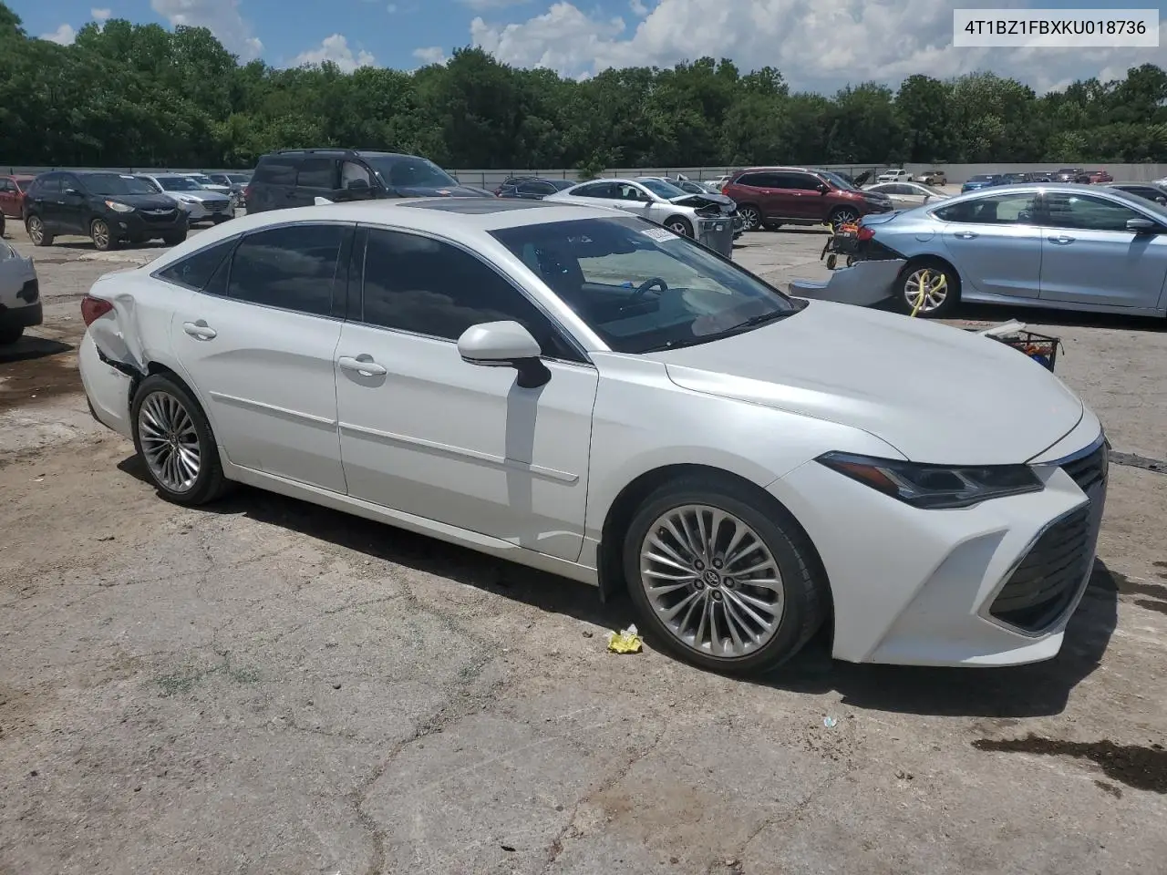 2019 Toyota Avalon Xle VIN: 4T1BZ1FBXKU018736 Lot: 62082595