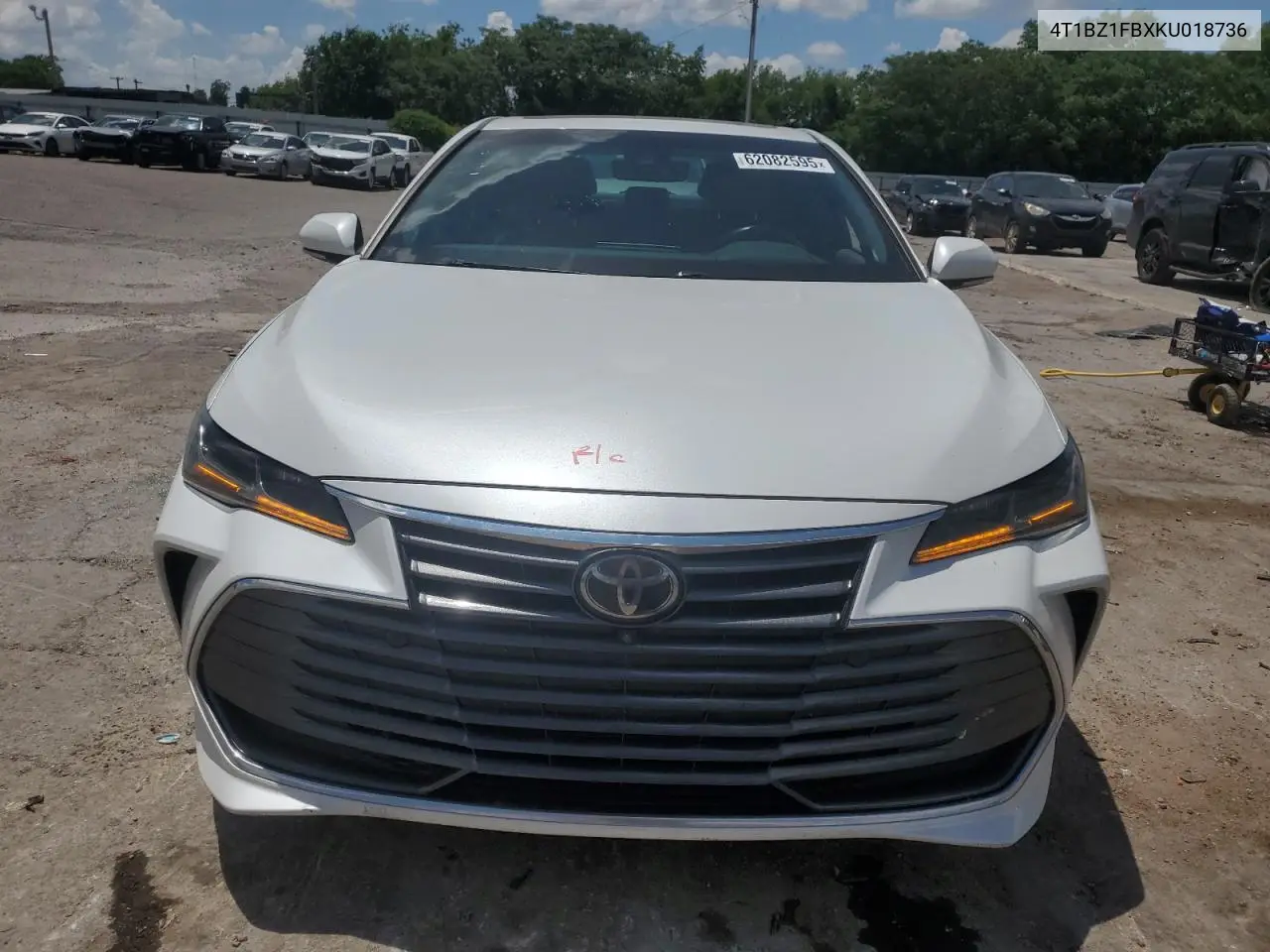 2019 Toyota Avalon Xle VIN: 4T1BZ1FBXKU018736 Lot: 62082595