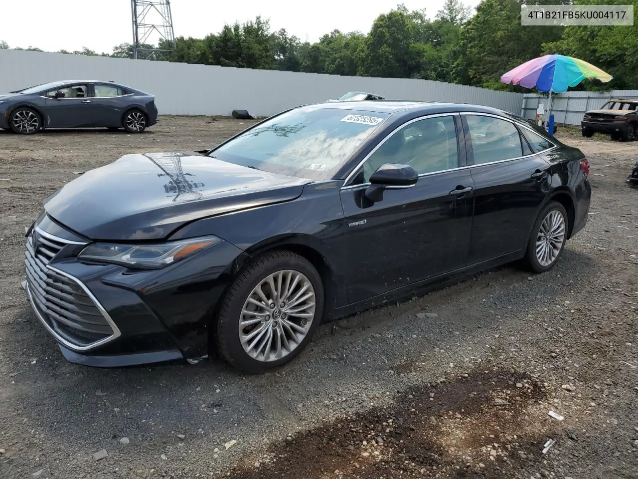 2019 Toyota Avalon Xle VIN: 4T1B21FB5KU004117 Lot: 62525295